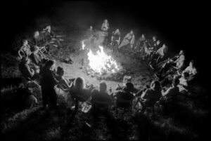 1970s Campfire